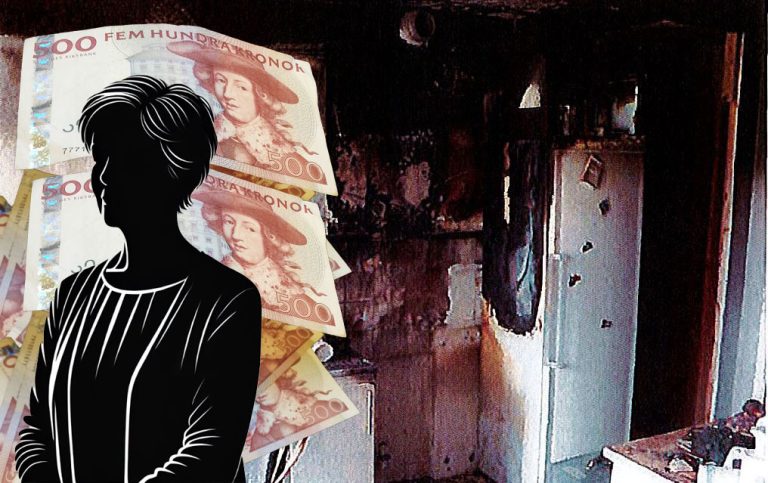 En brand bröt ut i ett oförsäkrat hem – 612 år uttråkad och gynnad