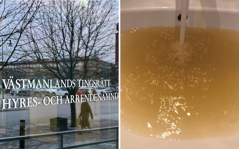 Pia behöver skadan på brunt vatten på kranen: ”Värden själv sa att han inte skulle dricka den.”