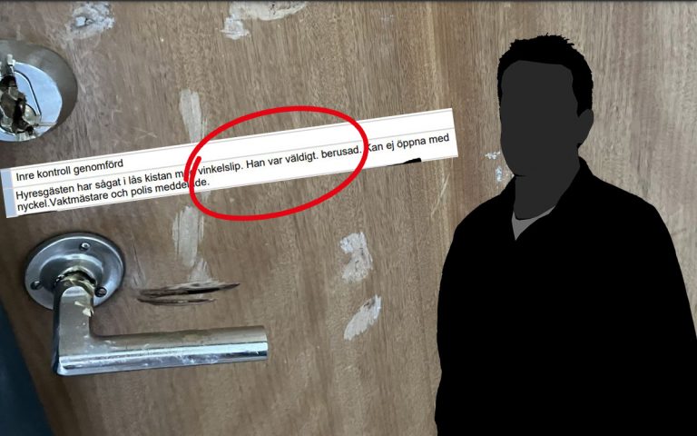 Jag fångades i en skräpdump och försökte komma in med en vinkelkvarn – nu har mannen blivit sparkad