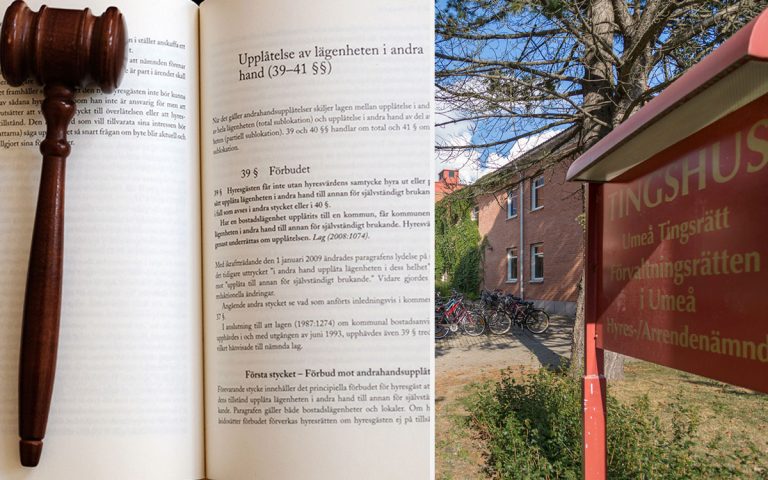 Låt min mamma bo i lägenheten – mannen vräks just nu för andrahandsuthyrning utan tillstånd
