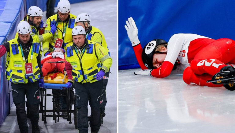 Hemsk skada vid OS – Skate träffar ögat | OS