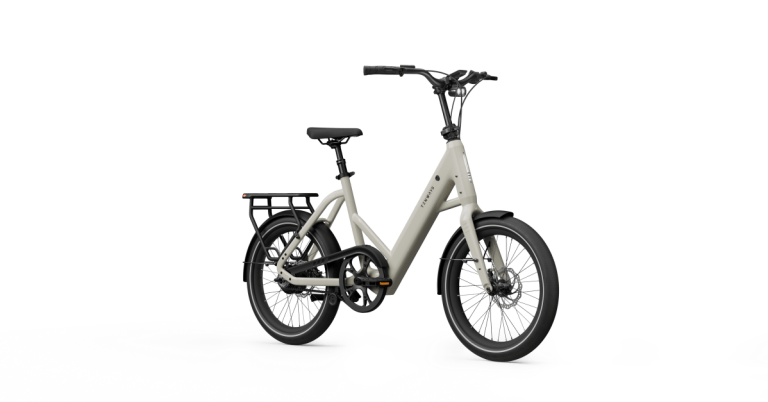 Tenways kompakta elcykel vrider och fälls platt