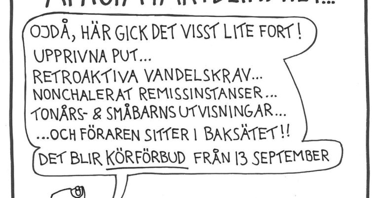 Insändare. Påpekad av en DN-läsare den 17 februari