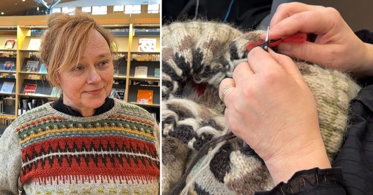 Stickning lockar allt fler – möten utan skärmar i Värmland