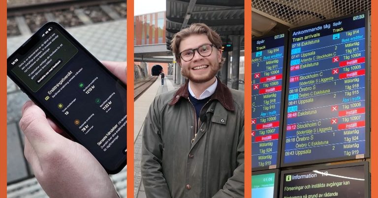 Linus kompenserade tusentals kronor för tågförseningar