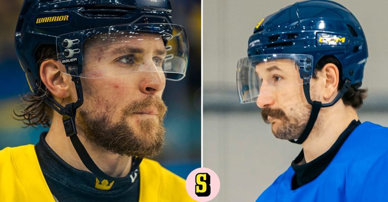 Adrian Kempe ger upp sitt tröjnummer till Filip Forsberg • OS 2026