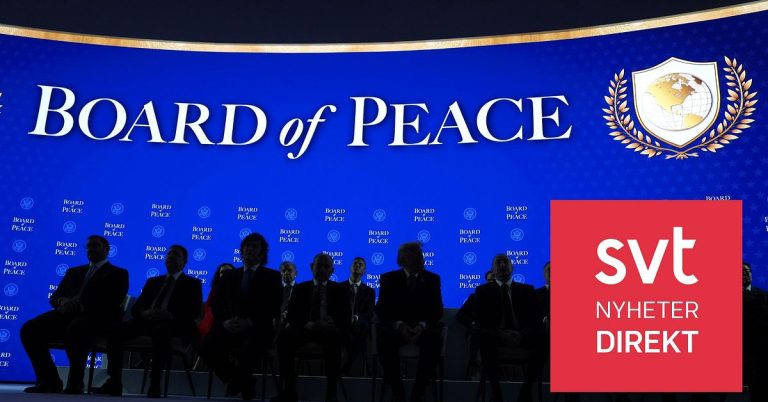 President Trumps fredsråd träffas för första gången