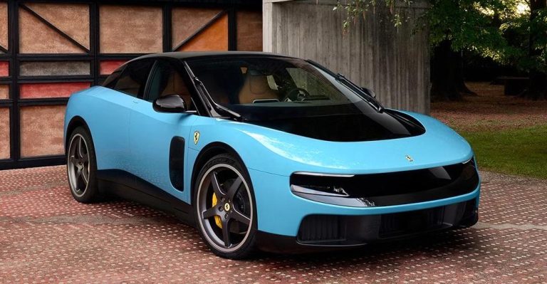 Ferrari presenterar sin första elbil med designhjälp från Jony Ive